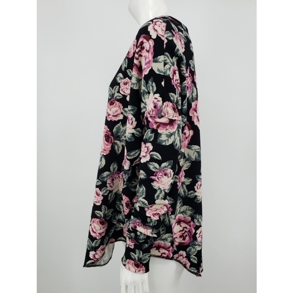 Show Me Your Mumu Floral Rose Print Tunic Top - Picture 3 of 8